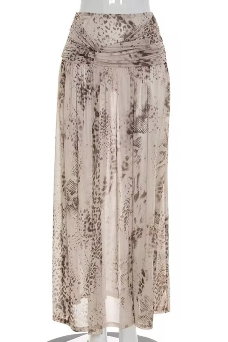 “EBONY” MAXI SKIRT SET