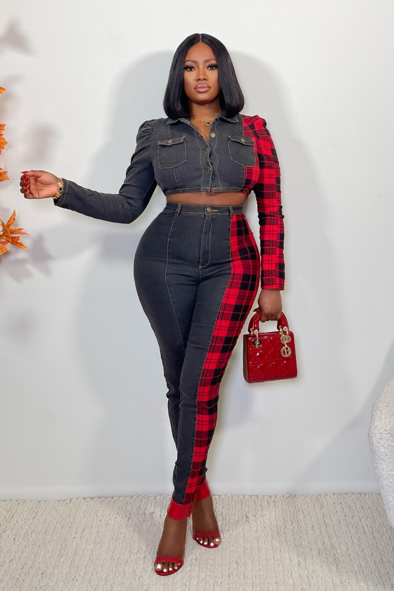 “MYA” DENIM SET