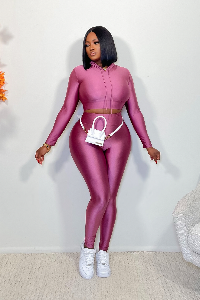 “GLO” LEGGINGS SET (MAUVE)