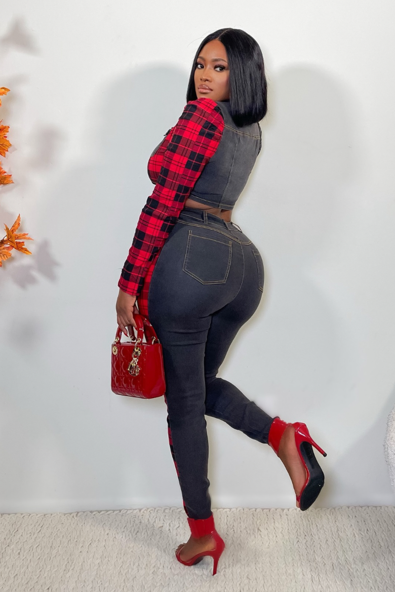 “MYA” DENIM SET