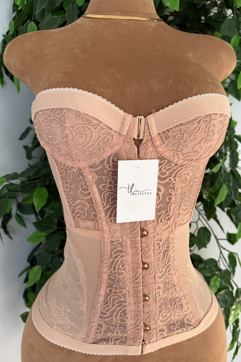“DREAM” LACE CORSET (NUDE)