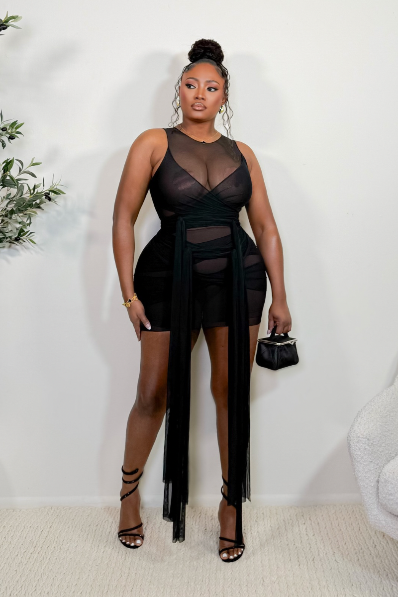 “VANESSA” DRESS (BLACK)