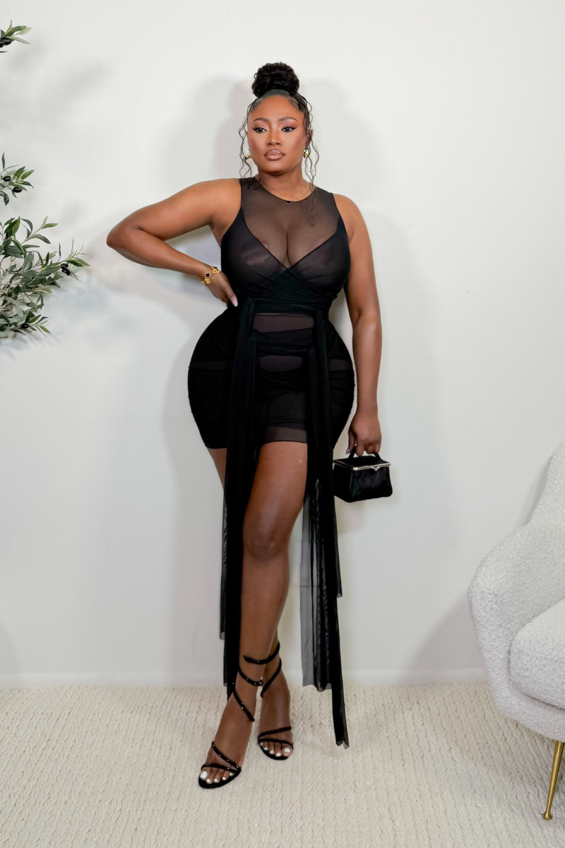 “VANESSA” DRESS (BLACK)