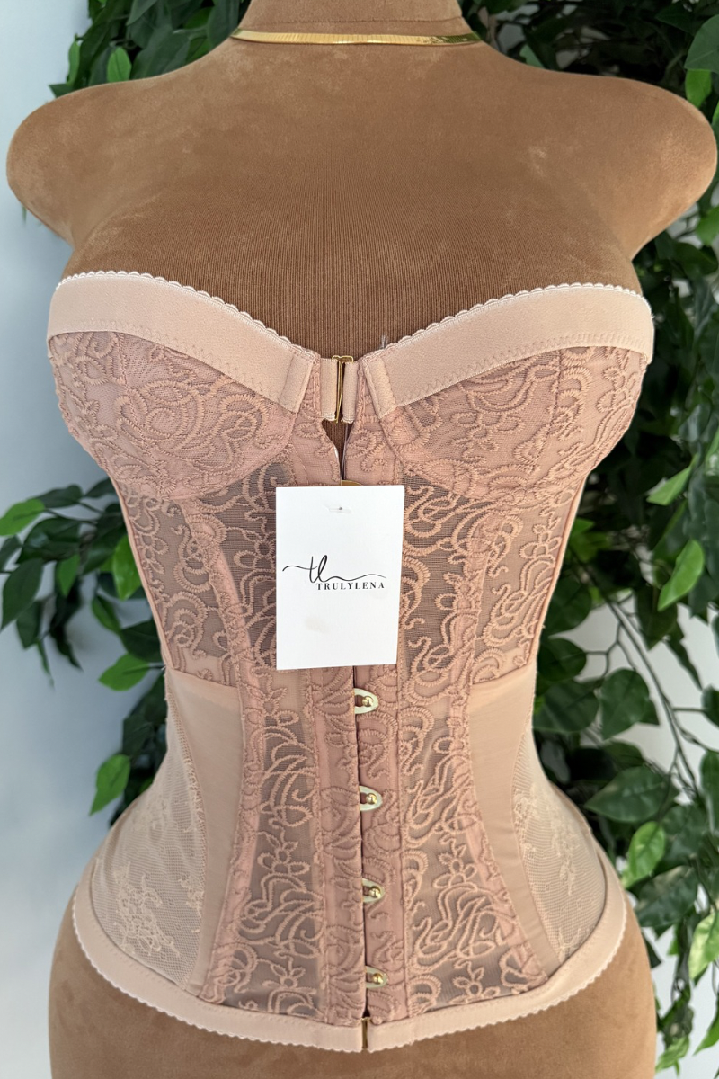 “DREAM” LACE CORSET (NUDE)