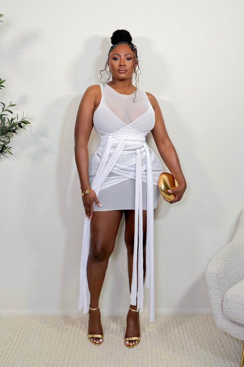 “VANESSA” DRESS (WHITE)