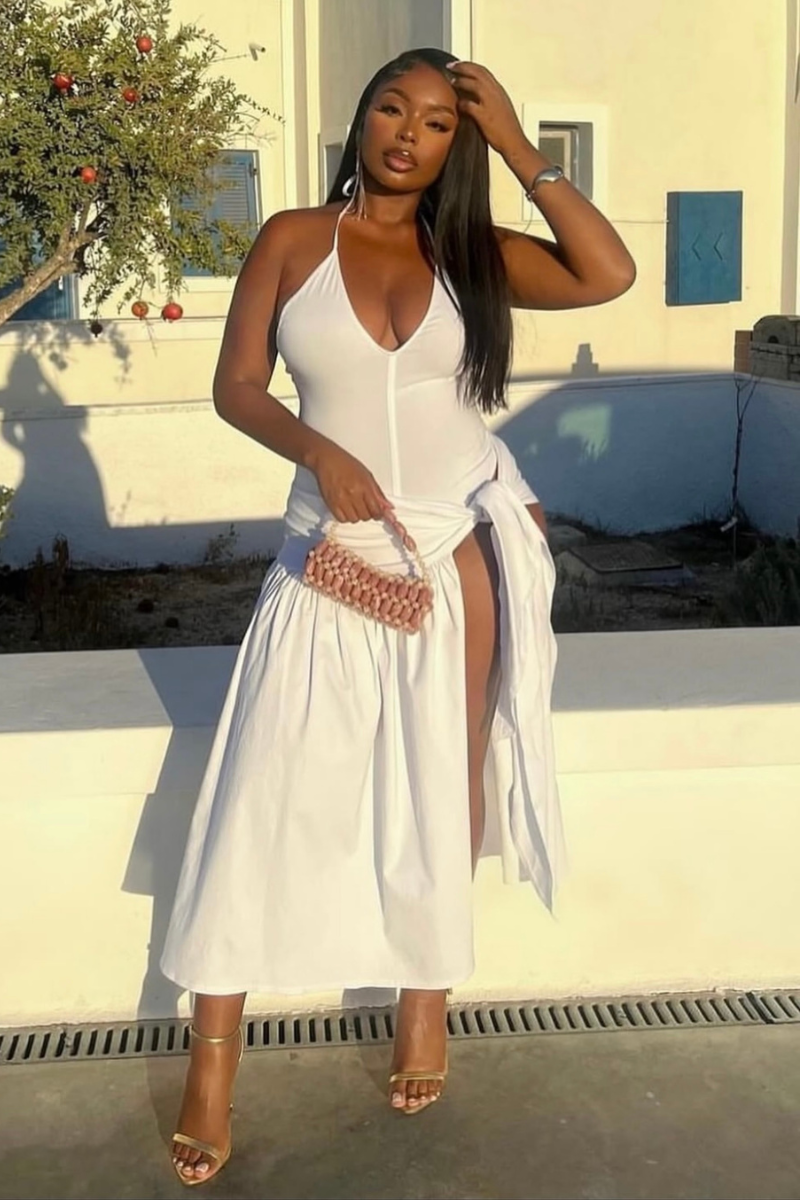 “LISA” TWO PIECE SET (NATURAL WHITE)