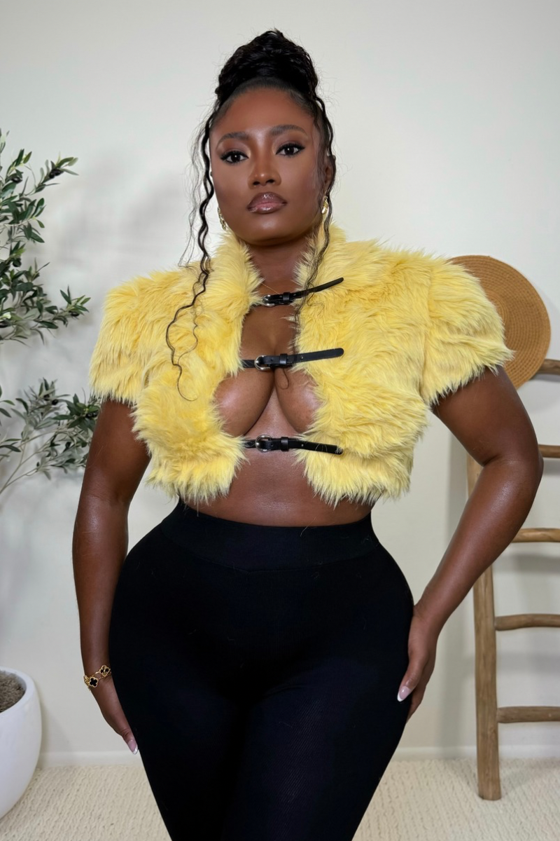 “FOXY” FUR TOP