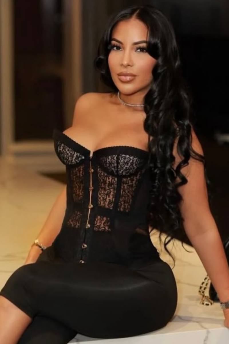 “DREAM” LACE CORSET (BLACK)
