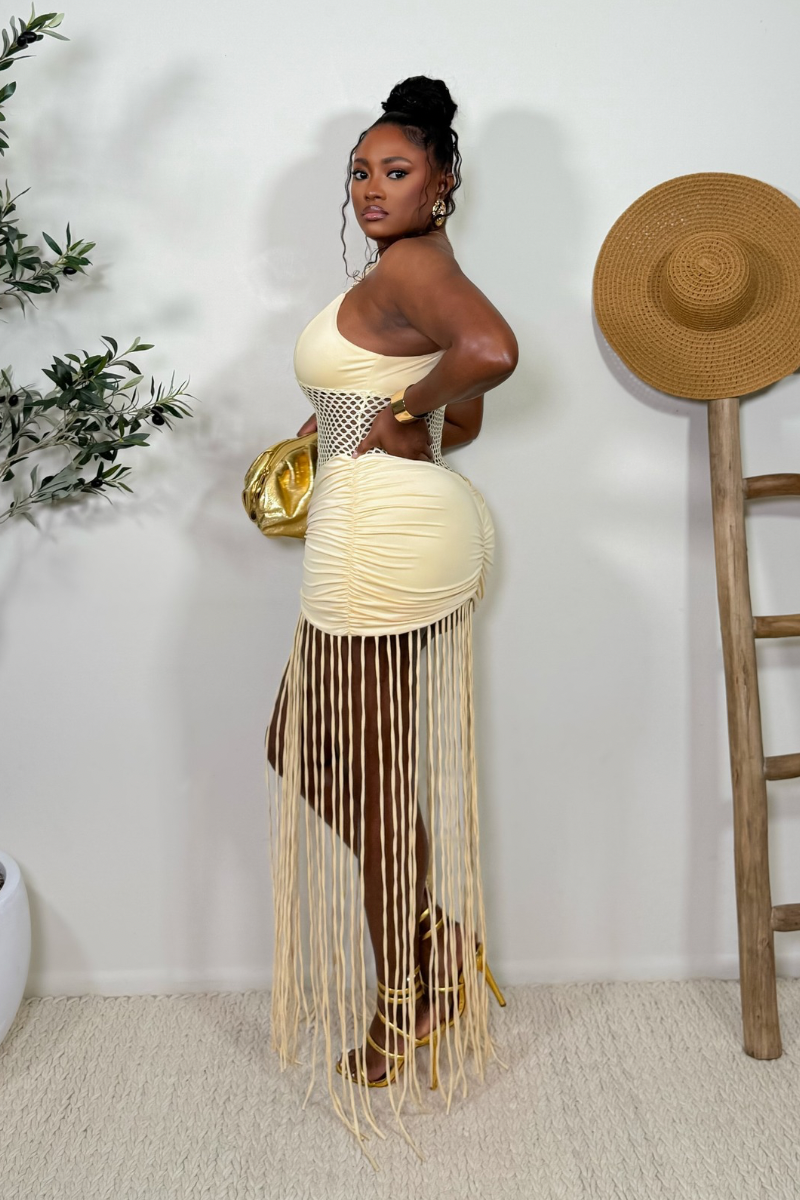 “BELLA” TASSEL DRESS