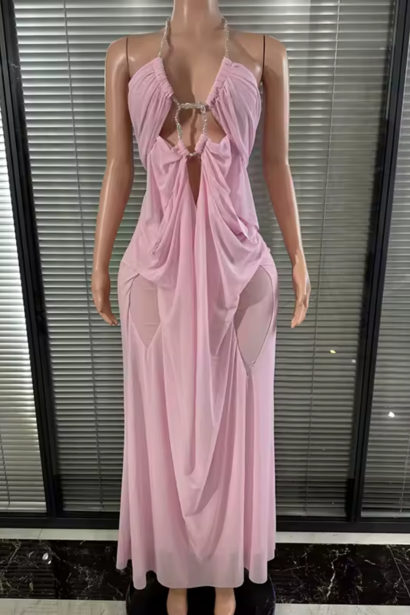 “AMOUR” MAXI DRESS (PINK)
