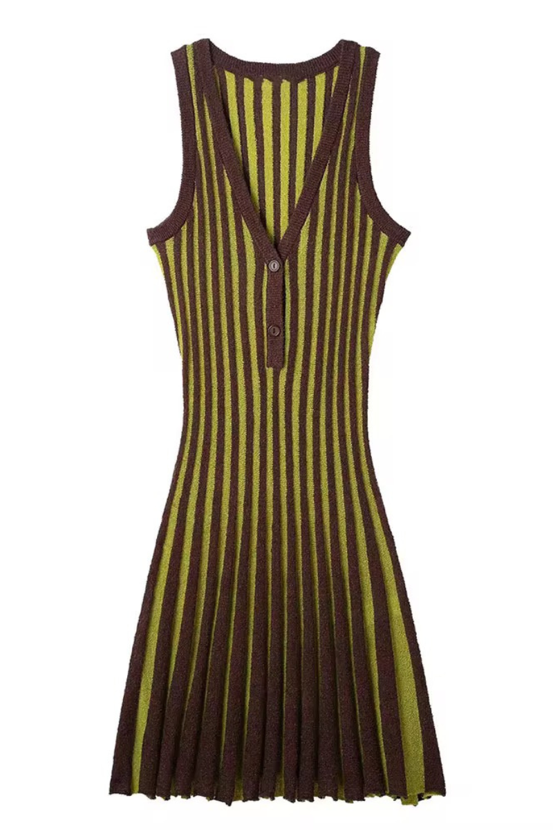 “AMAYA” KNIT MINI DRESS