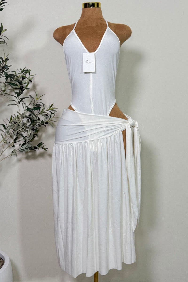 “LISA” TWO PIECE SET (NATURAL WHITE)