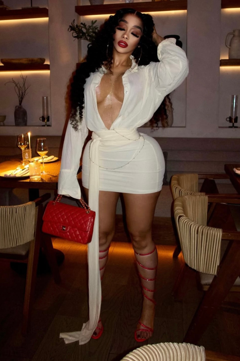 BAMBI” MINI DRESS