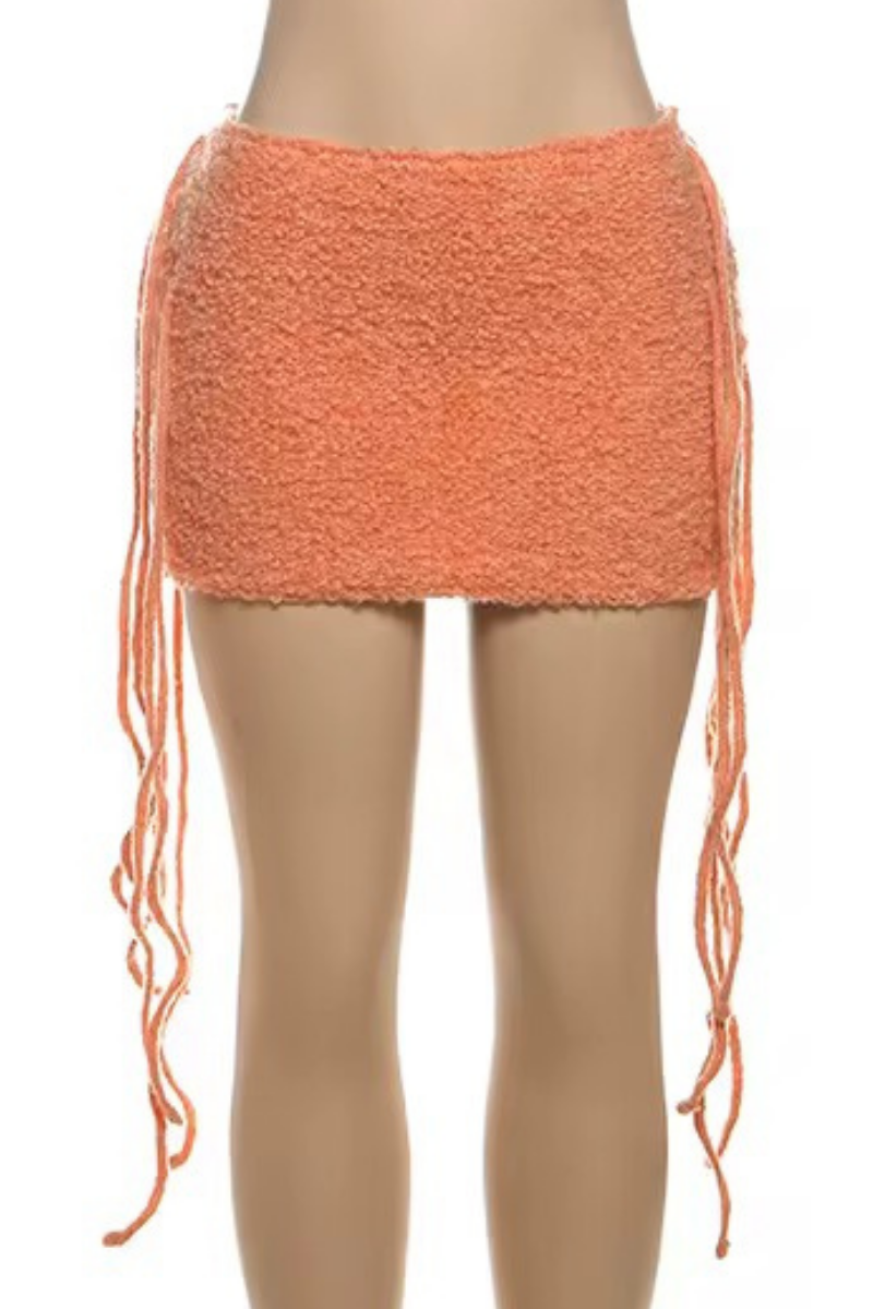 “CHELSEA” MINI SKIRT (ORANGE)