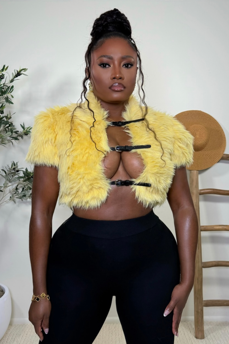 “FOXY” FUR TOP