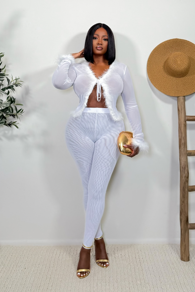 “JOLIE” TWO PIECE SET (WHITE)