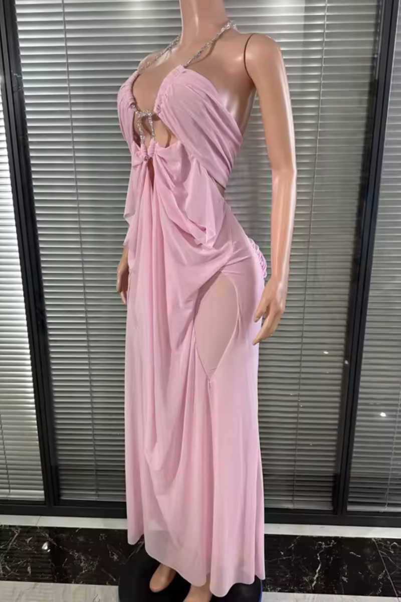 “AMOUR” MAXI DRESS (PINK)
