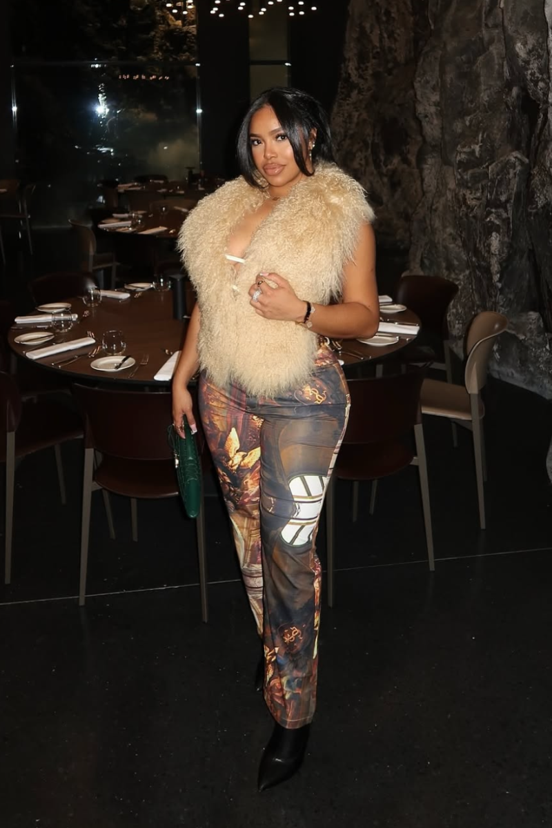 “MONGOLIAN” FUR TOP (BEIGE)