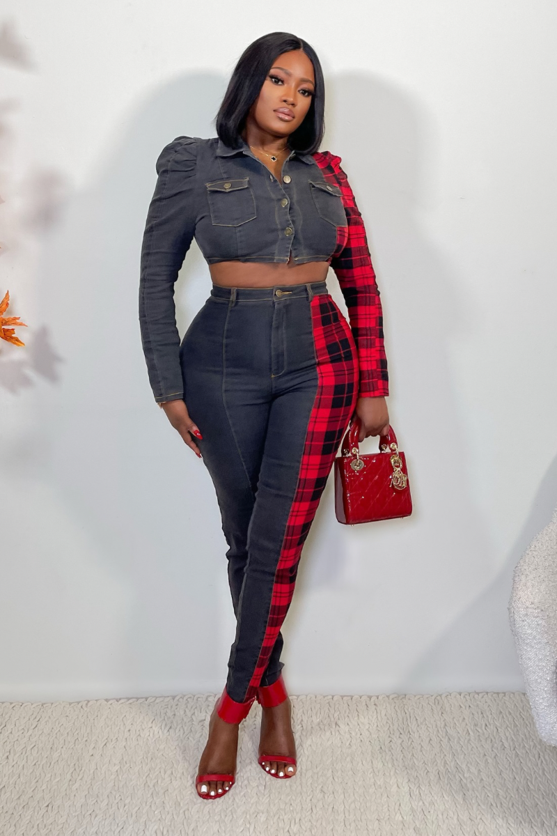 “MYA” DENIM SET