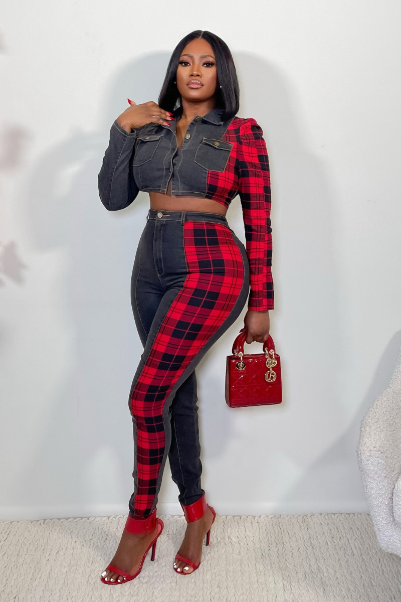 “MYA” DENIM SET