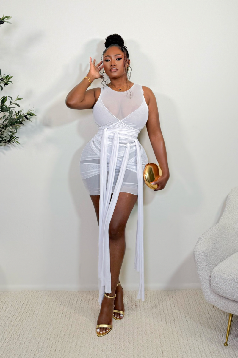 “VANESSA” DRESS (WHITE)