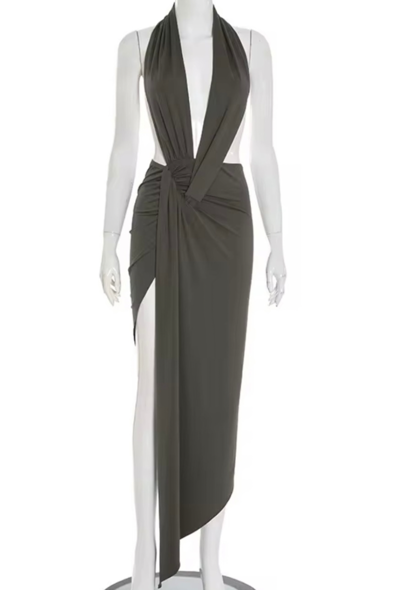 “KEKE” BODYCON DRESS (GREEN)