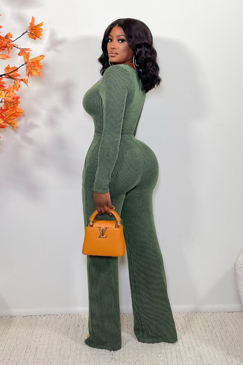 “ARIANA PANTS SET (GREEN)