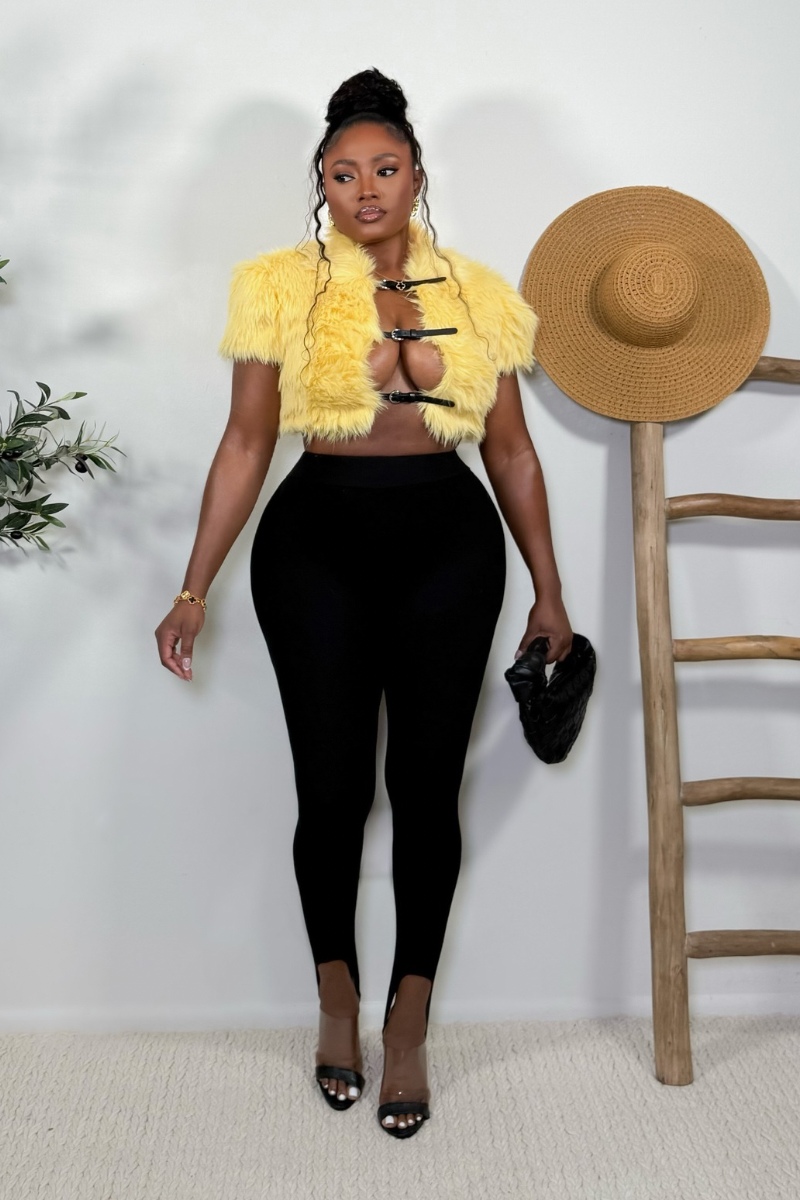 “FOXY” FUR TOP