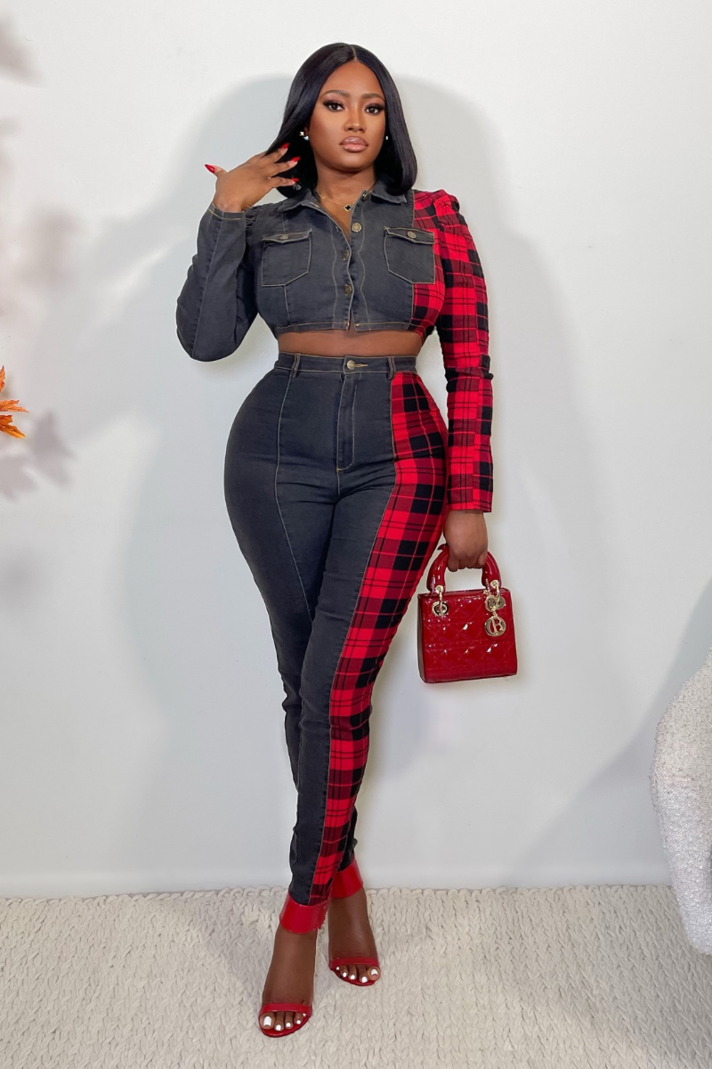 “MYA” DENIM SET