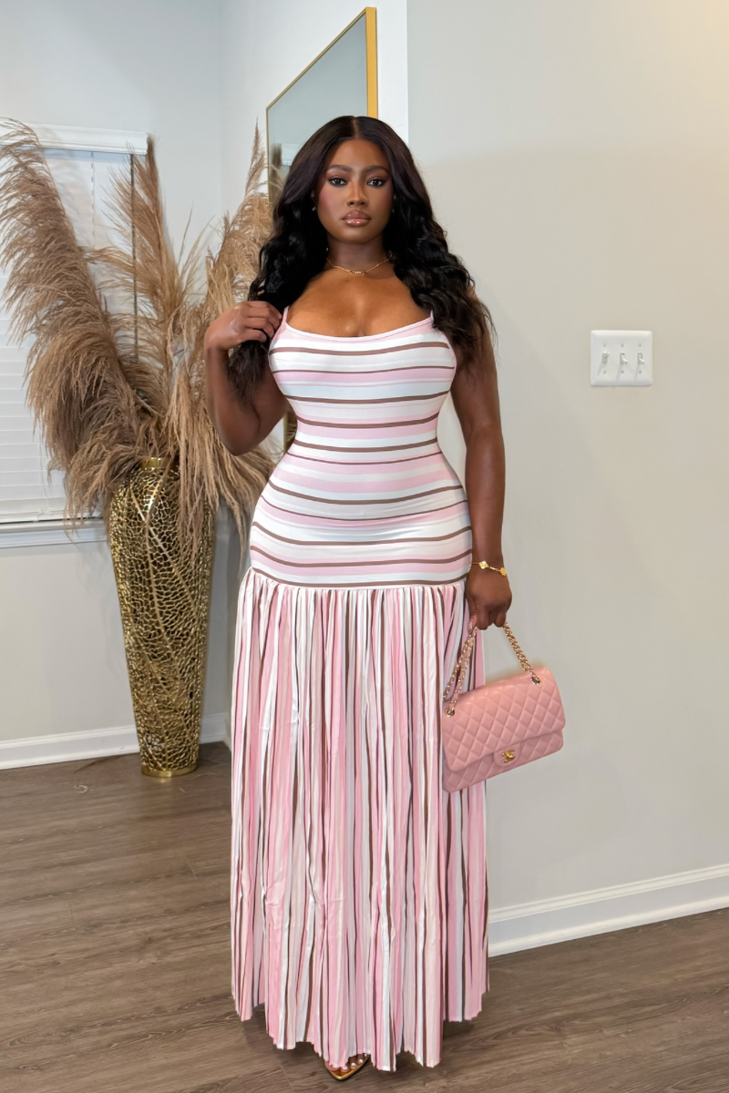 “EMILY” MAXI DRESS (PINK)