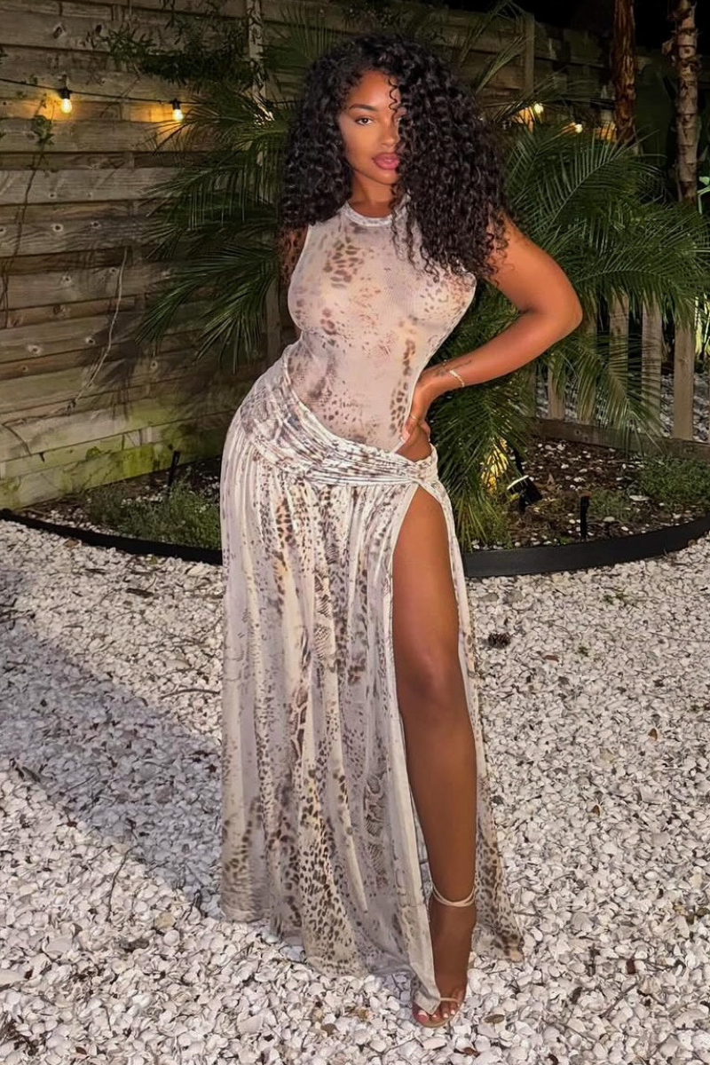 “EBONY” MAXI SKIRT SET