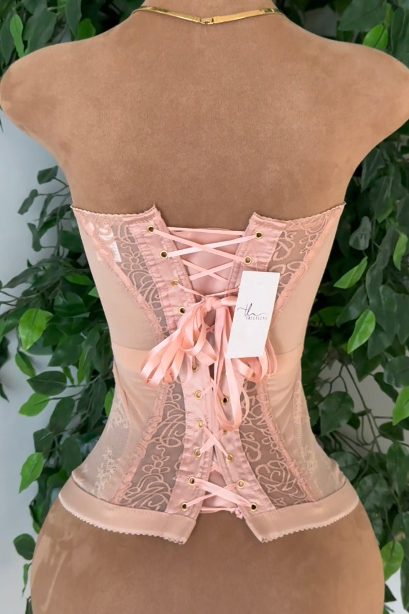 “DREAM” LACE CORSET (NUDE)