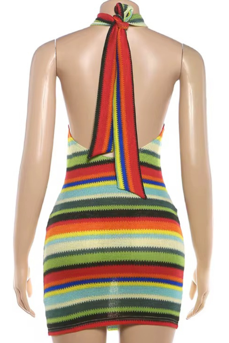 “ELLA” MINI DRESS (GREEN)