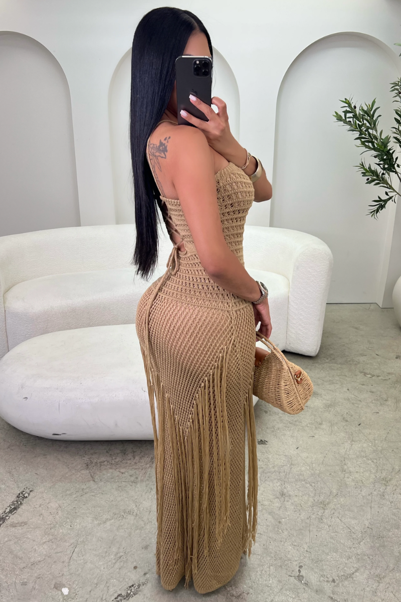 “SUMMER TAN” MAXI DRESS