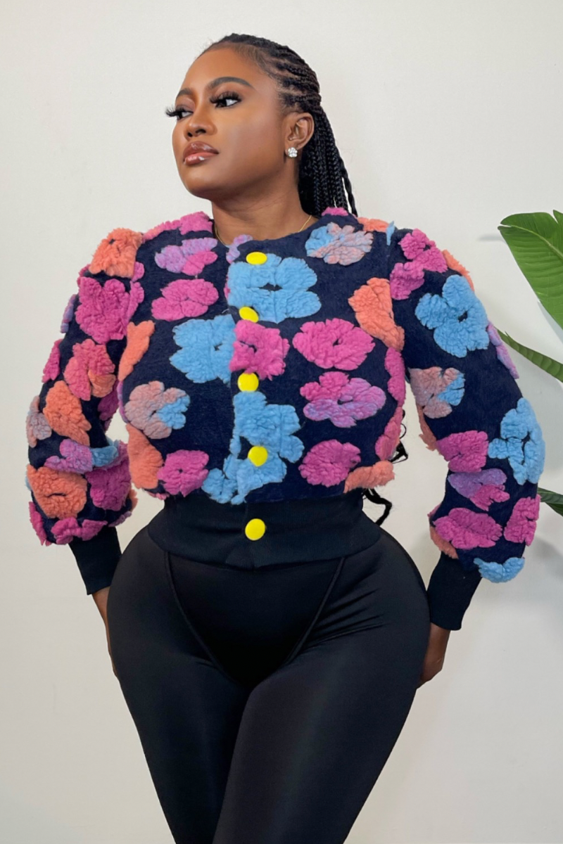 “3D FLOWER” JACKET