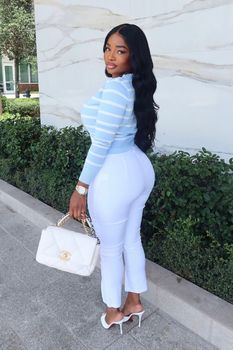 “POSH” CAPRI PANTS (WHITE)