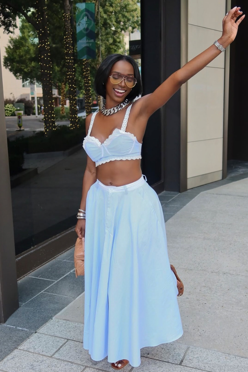 “CAPRI” MAXI SKIRT SET
