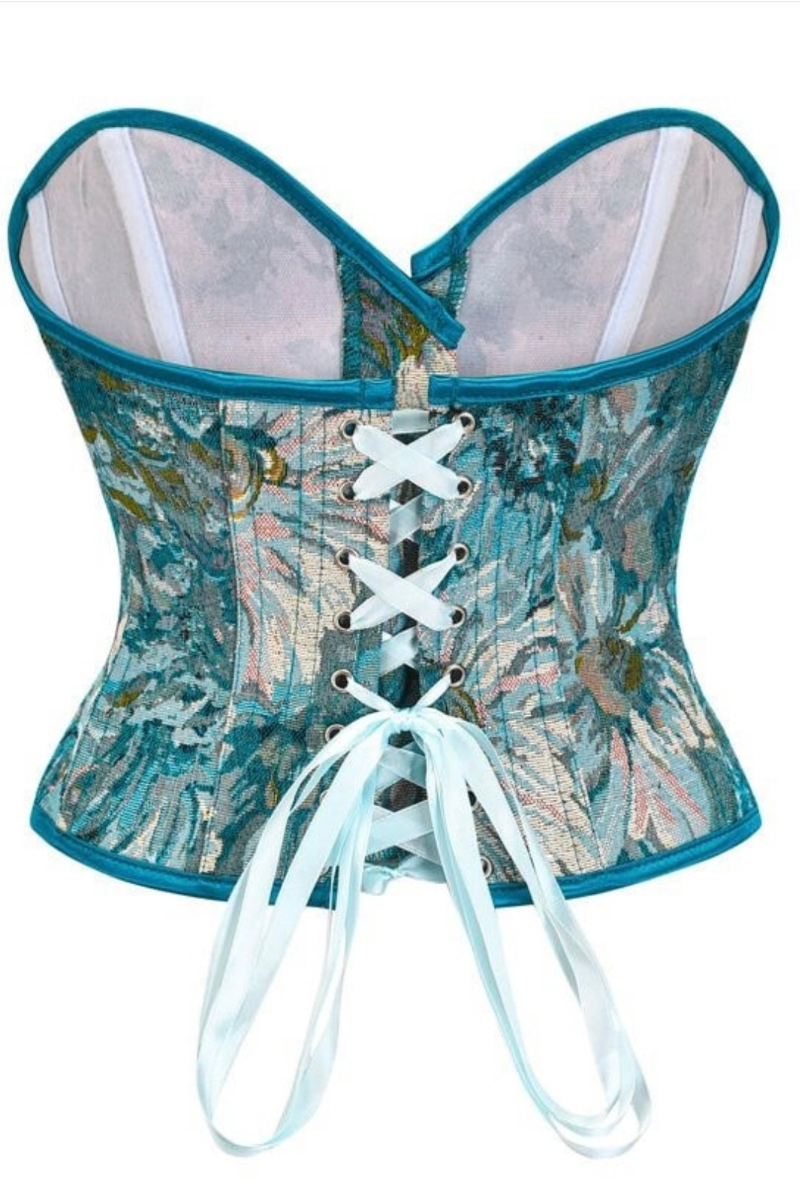 “ISSA” CORSET TOP (BLUE)