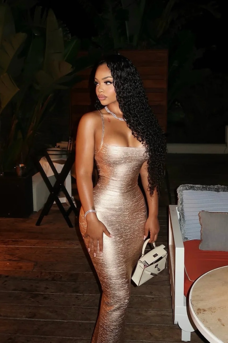 “LUX” BANDAGE MAXI DRESS