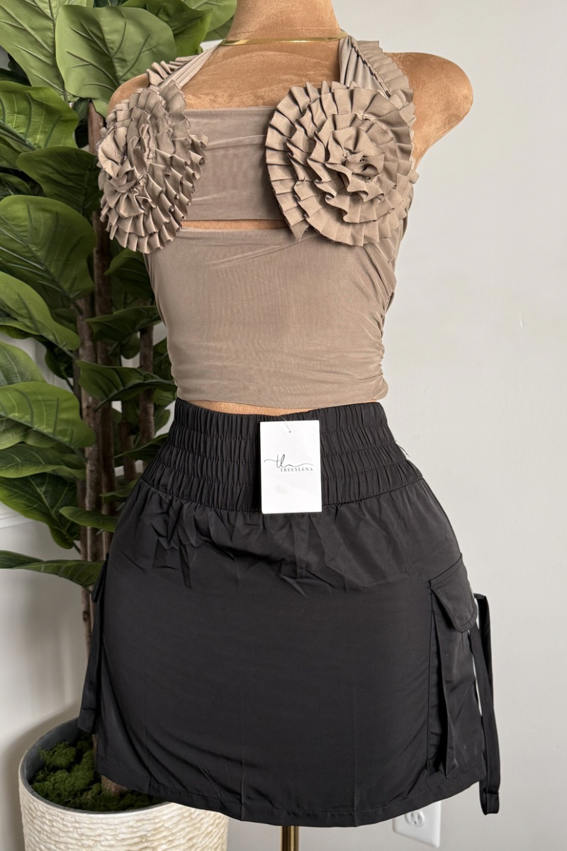 “MINI” SKIRT (BLACK)