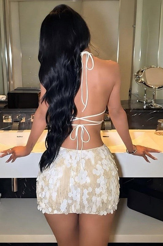 “LUXE” FLEUR MINI DRESS