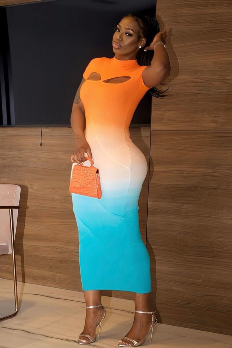 “OMBRE” BODYCON DRESS