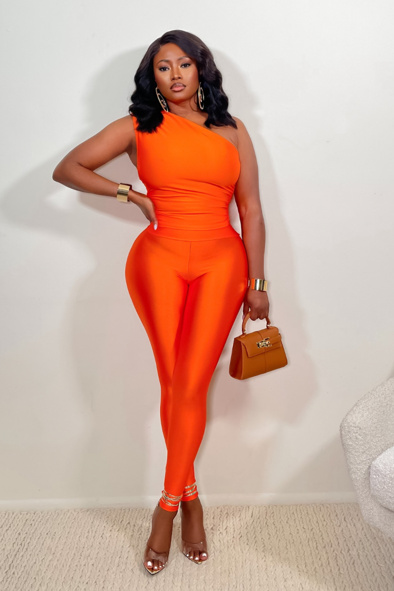 “XOXO” TWO PIECE SET (ORANGE)