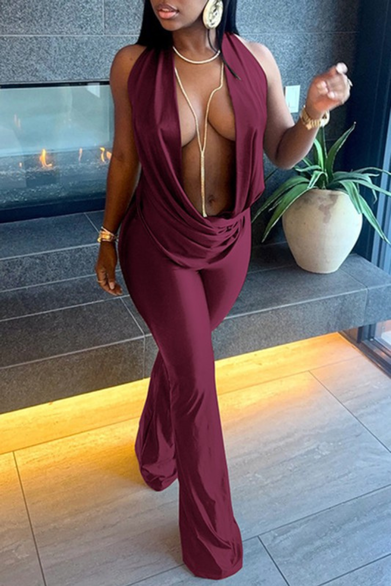 “JOLIE” JUMPSUIT (BURGUNDY)