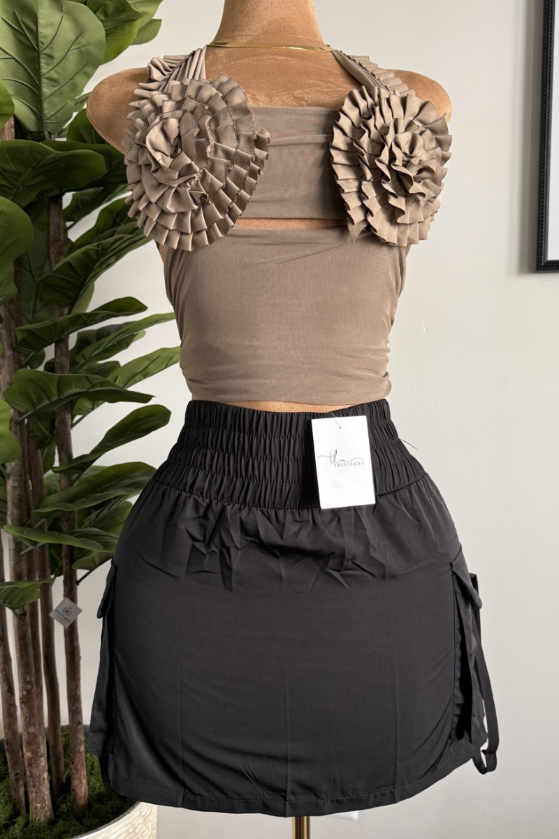 “MINI” SKIRT (BLACK)