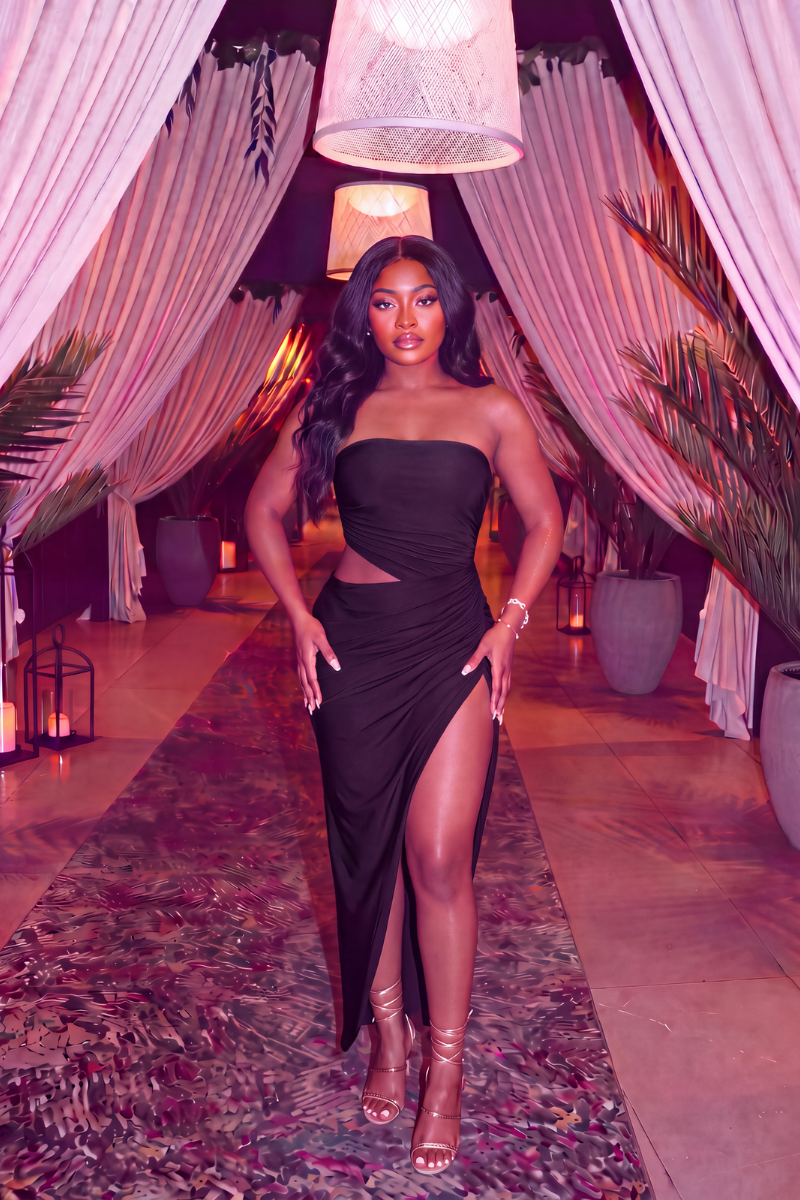 “BRI” MAXI DRESS (BLACK)