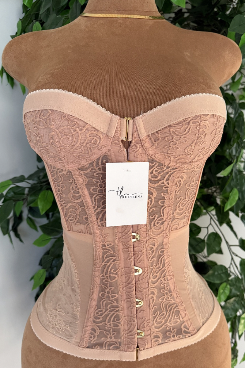 “DREAM” LACE CORSET (NUDE)